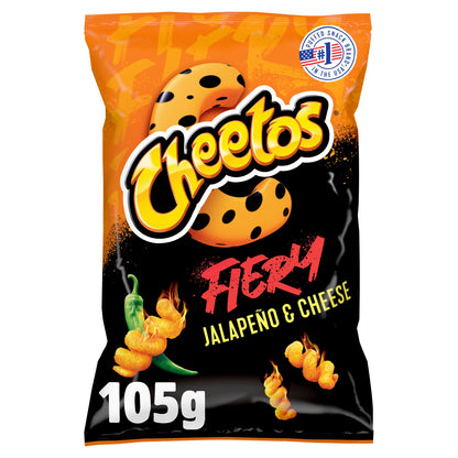 Cheetos Twisted Fiery Jalapeno & Cheese Sharing Bag Crisps 105g — image 1
