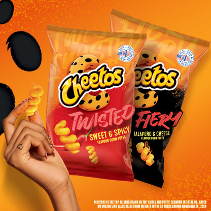Cheetos Twisted Fiery Jalapeno & Cheese Sharing Bag Crisps 105g — image 4