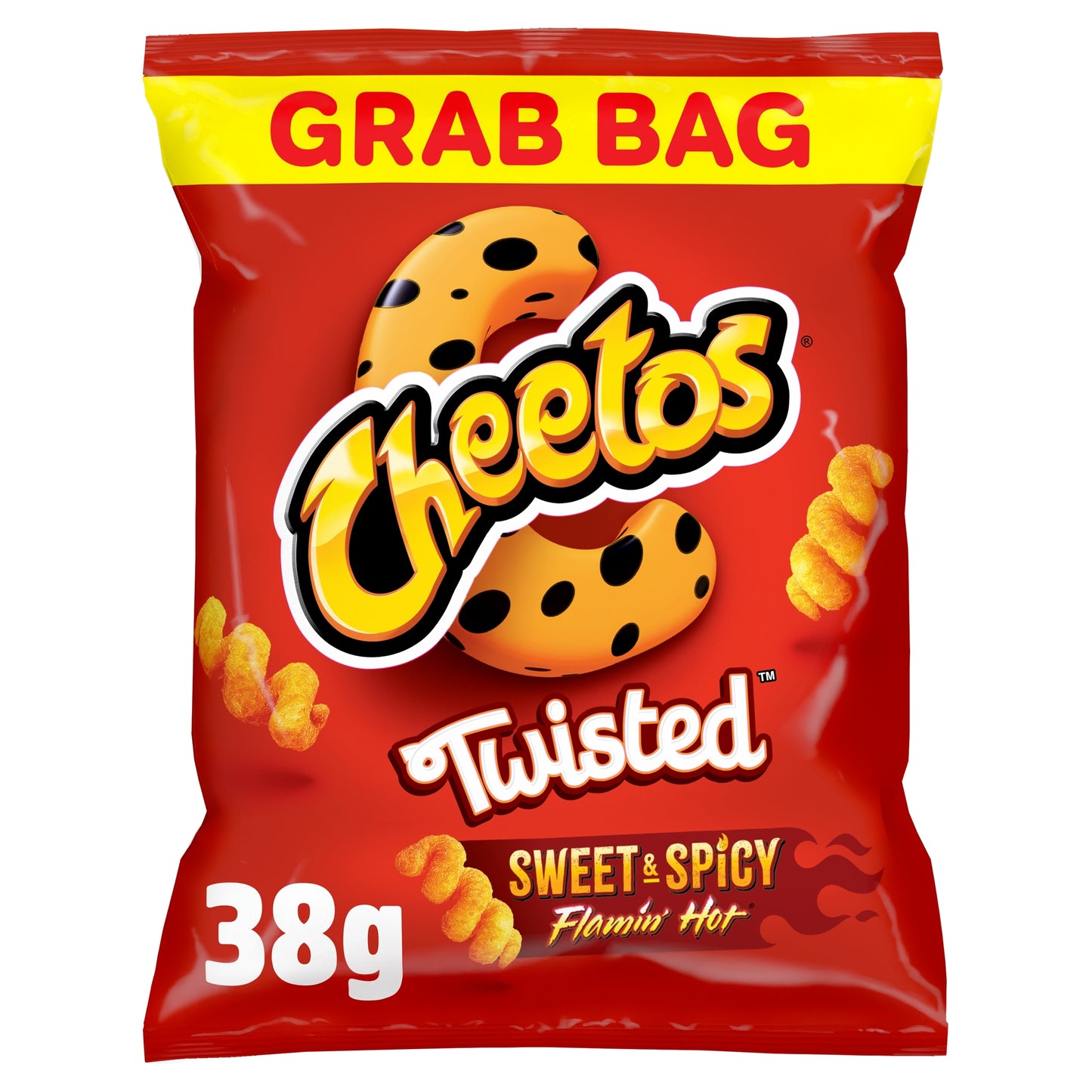 Cheetos Twisted Sweet & Spicy Flamin' Hot Crisps 38g — image 1