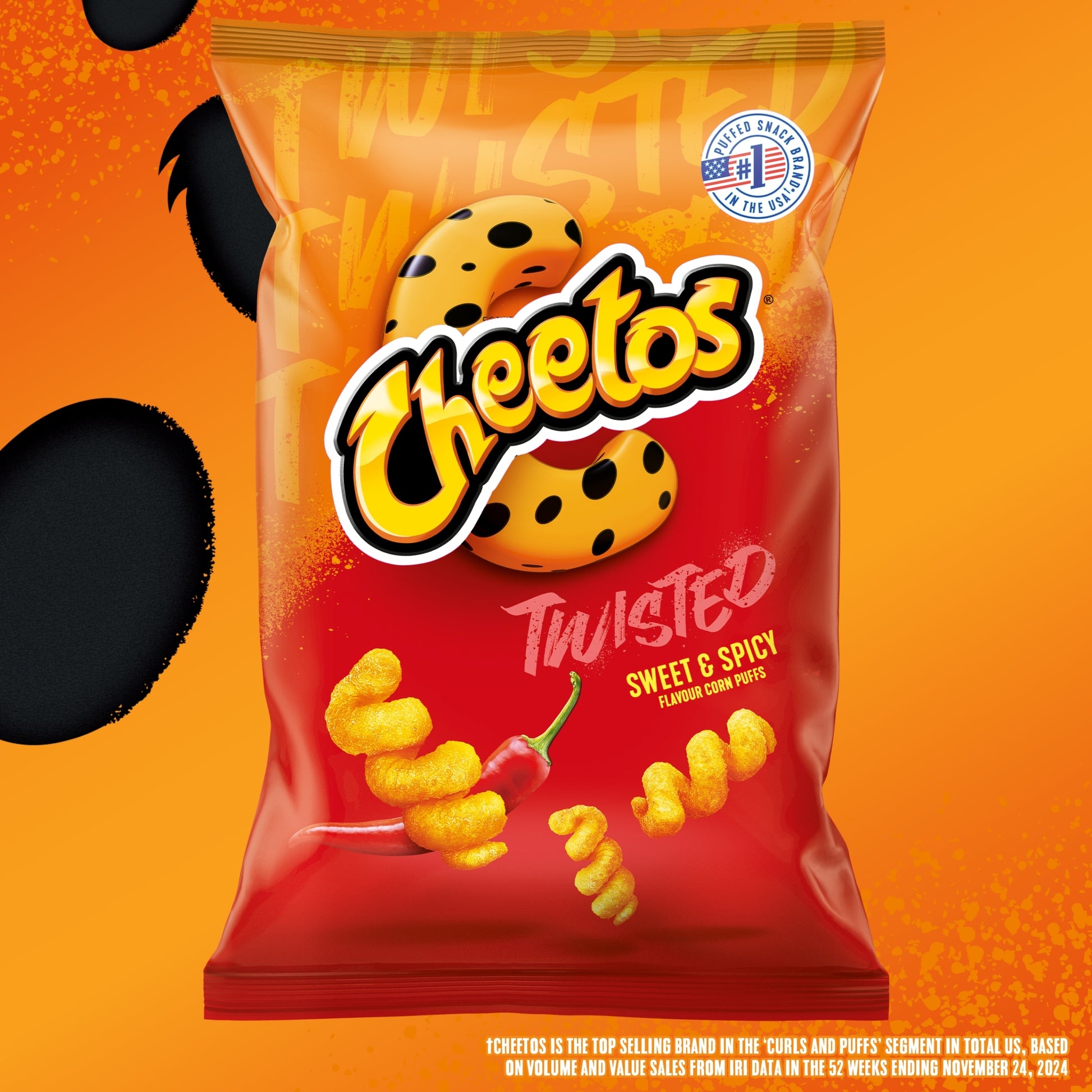 Cheetos Twisted Sweet & Spicy Sharing Bag Crisps 120g — image 2