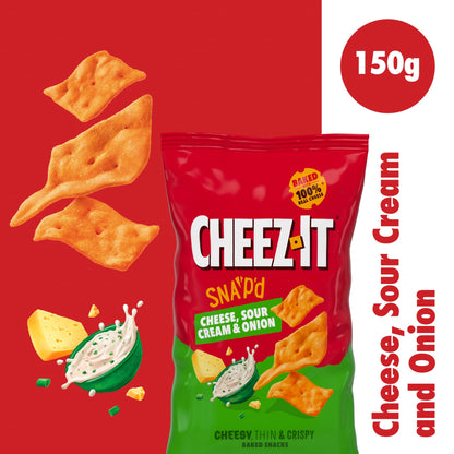 Cheez-It Cheese Sour Cream & Onion 150g — image 2