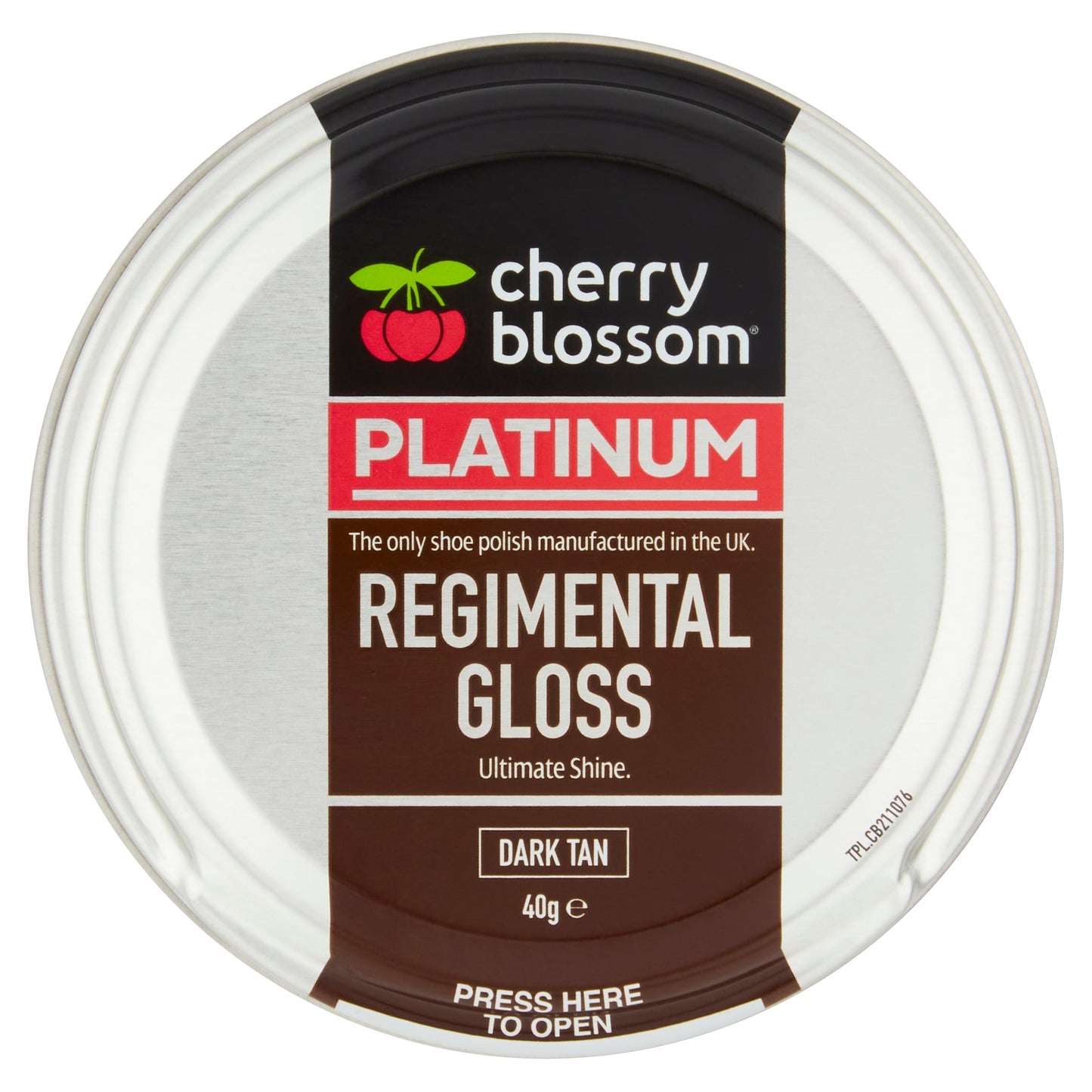 Cherry Blossom Regimental Gloss Dark Tan Polish 40G — image 1