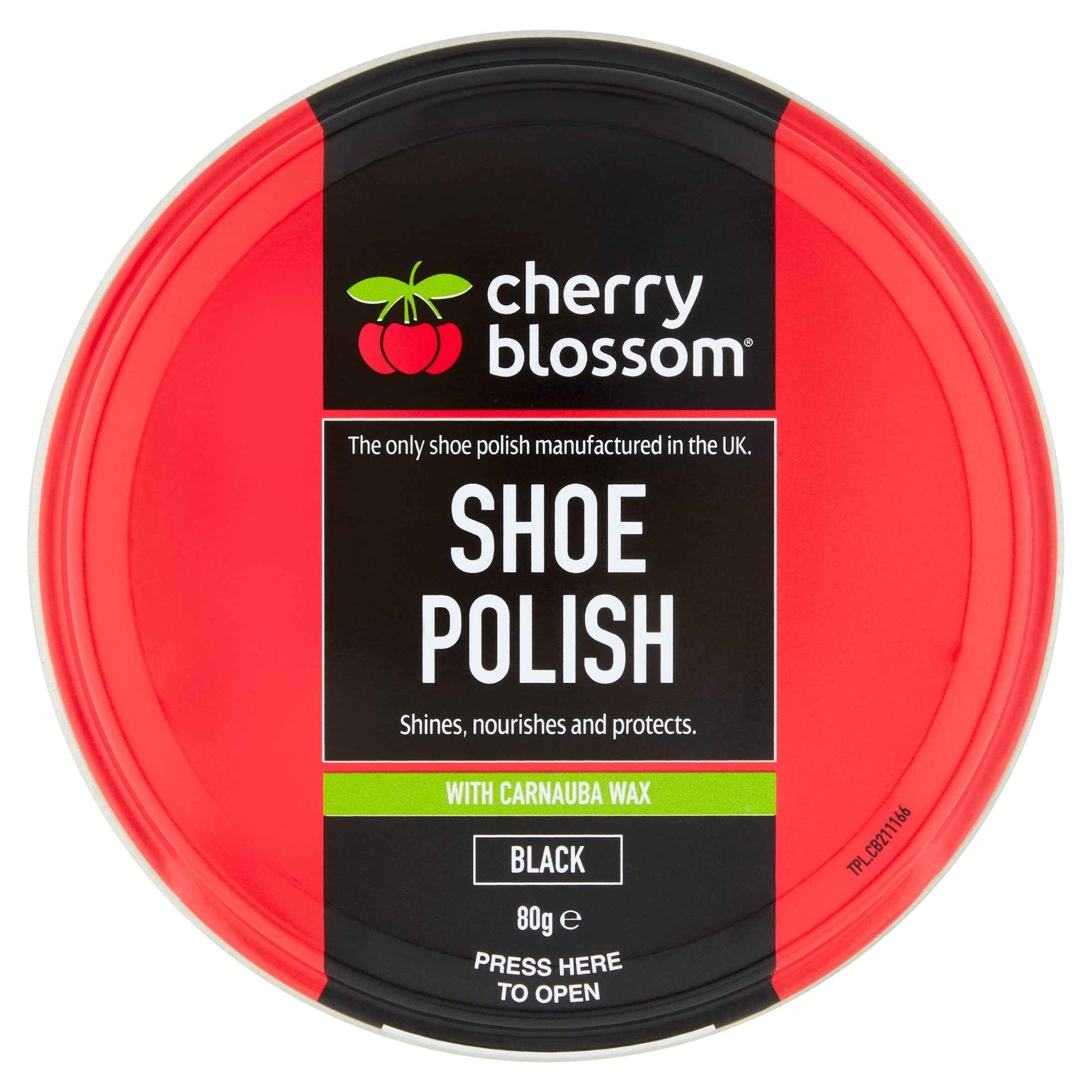 CHERRY BLOSSOM Shoe Polish Black 80g