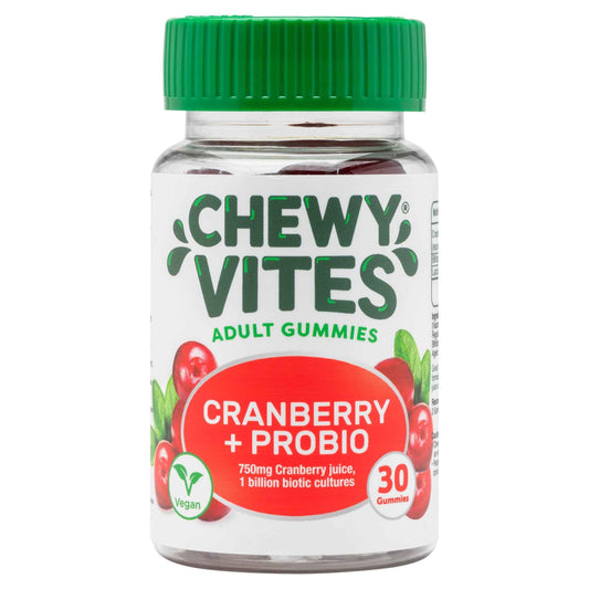 CHEWY VITES Adult Cranberry + Probio Gummies 30 Pack