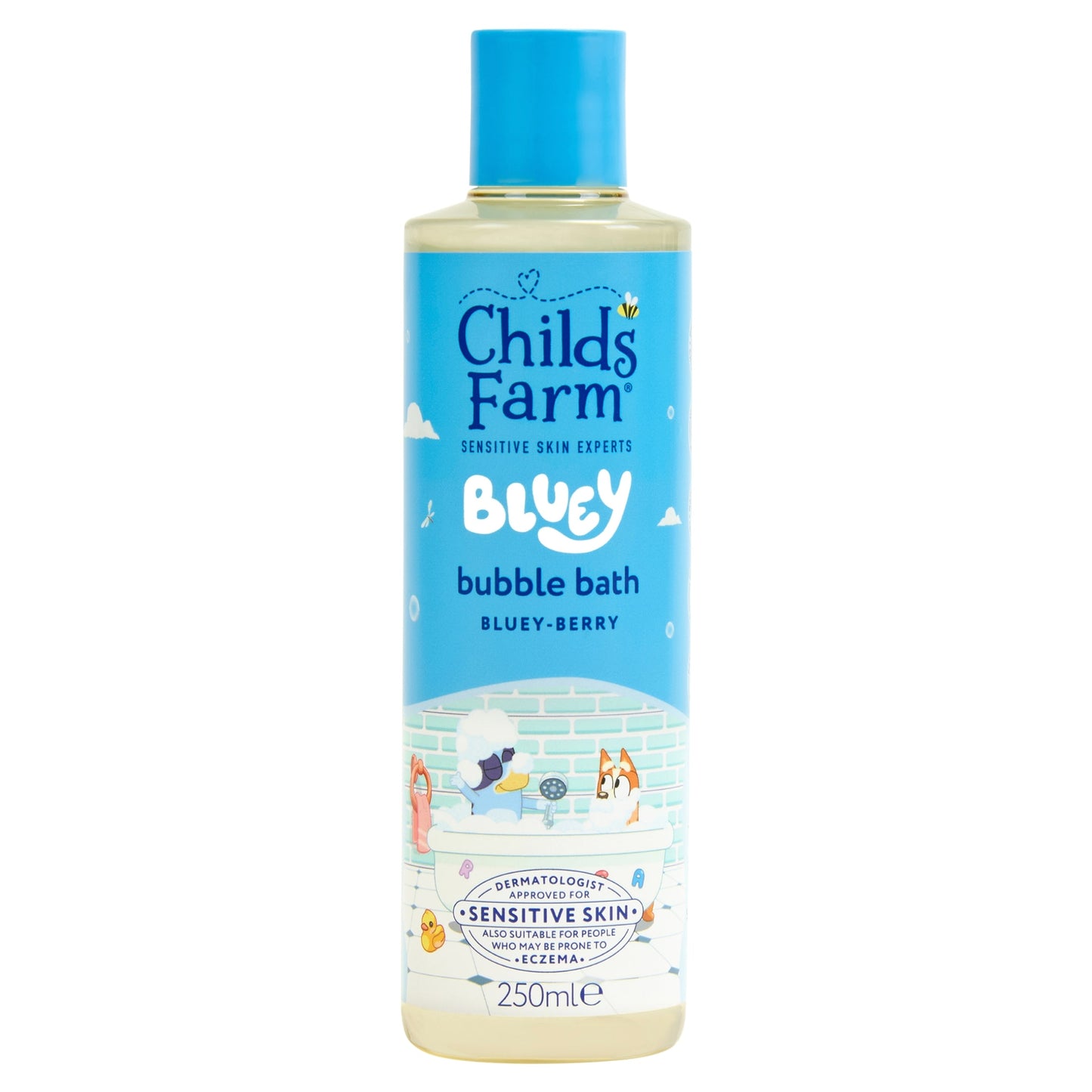 Childs Farm and Bluey, Bubble Bath, Bluey-Berry, 250ml — image 1