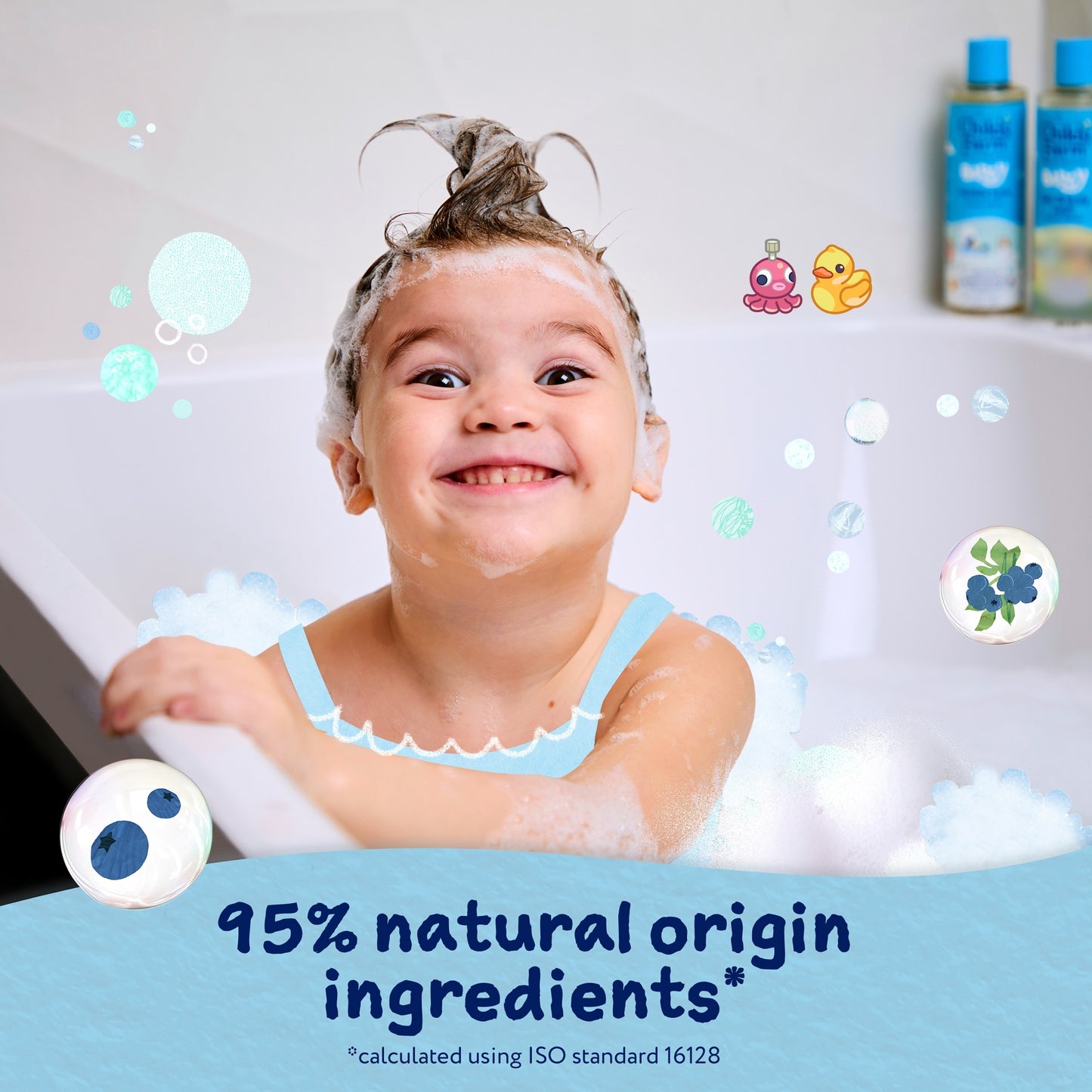Childs Farm and Bluey, Bubble Bath, Bluey-Berry, 250ml — image 5
