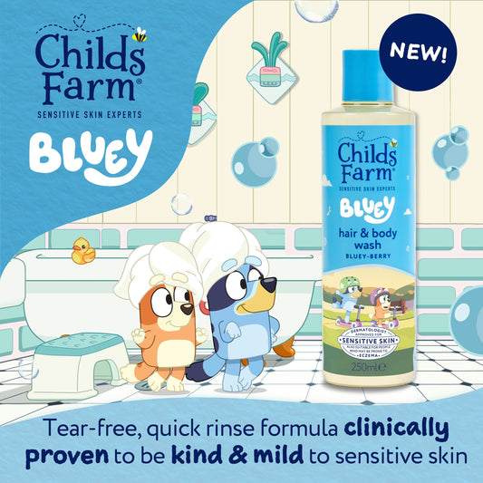 Childs Farm and Bluey, Hair & Body Wash, Bluey-Berry 250ml — image 2