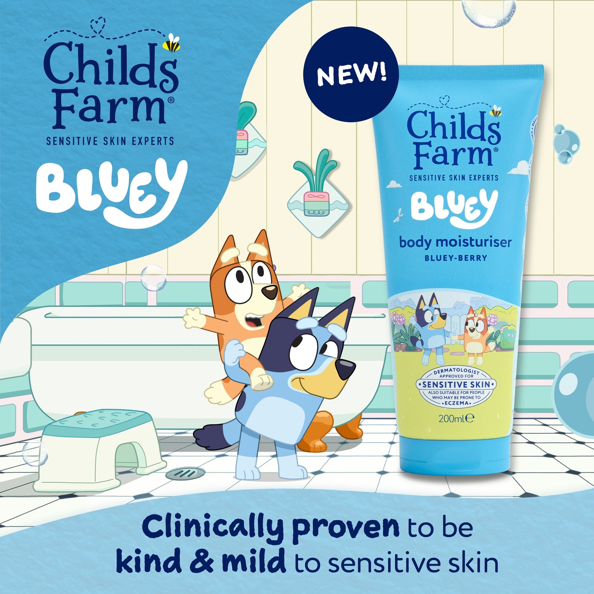 Childs Farm and Bluey, Moisturiser, Bluey-Berry, 200ml — image 2