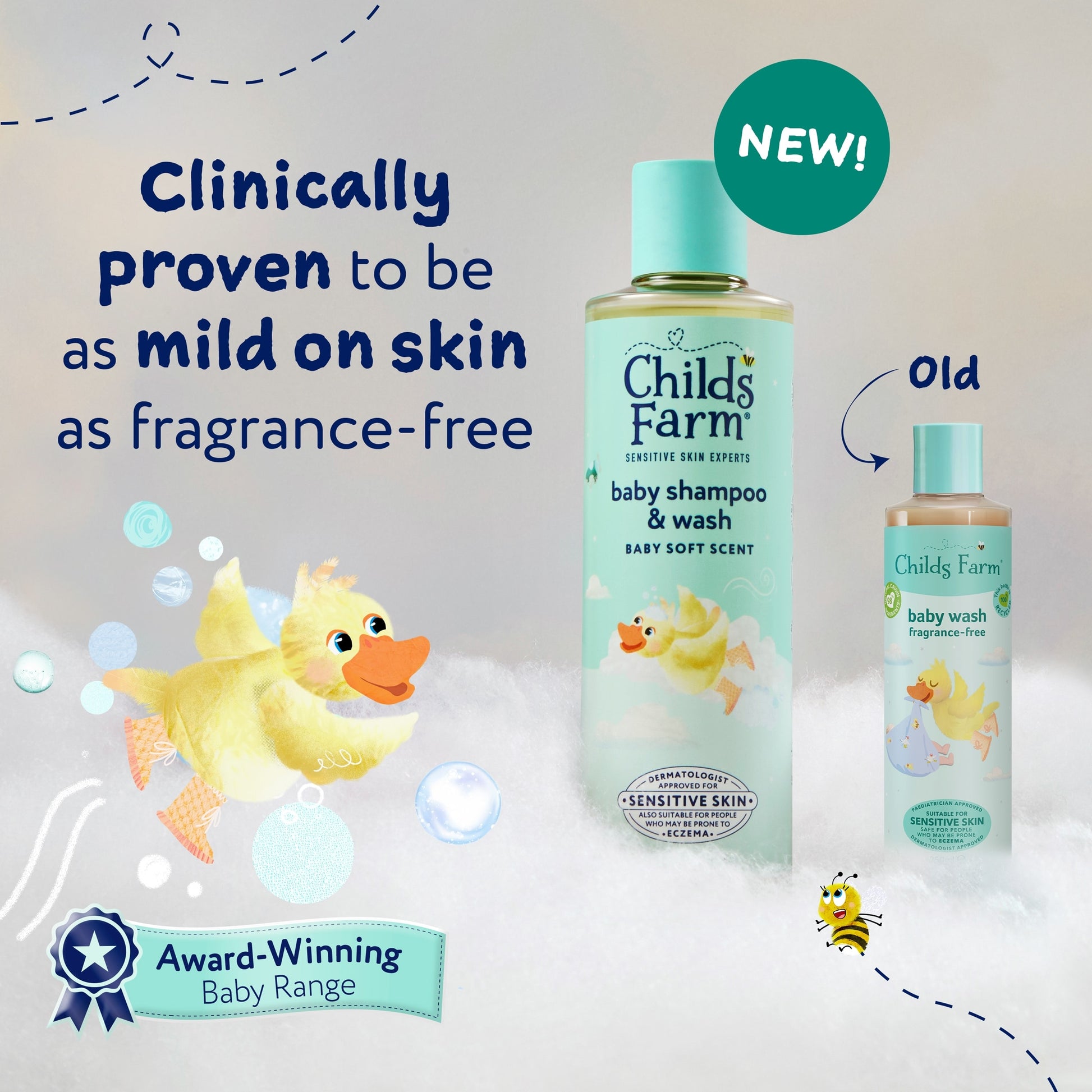 Childs Farm Baby Shampoo & Body Wash Baby Soft Scent 250ml — image 2