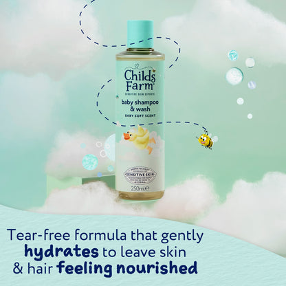 Childs Farm Baby Shampoo & Body Wash Baby Soft Scent 250ml — image 5