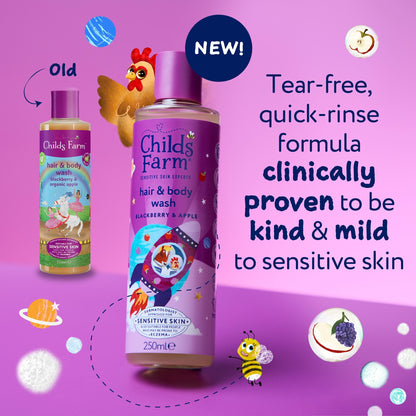 Childs Farm Blackberry & Apple Body Wash 250Ml — image 2