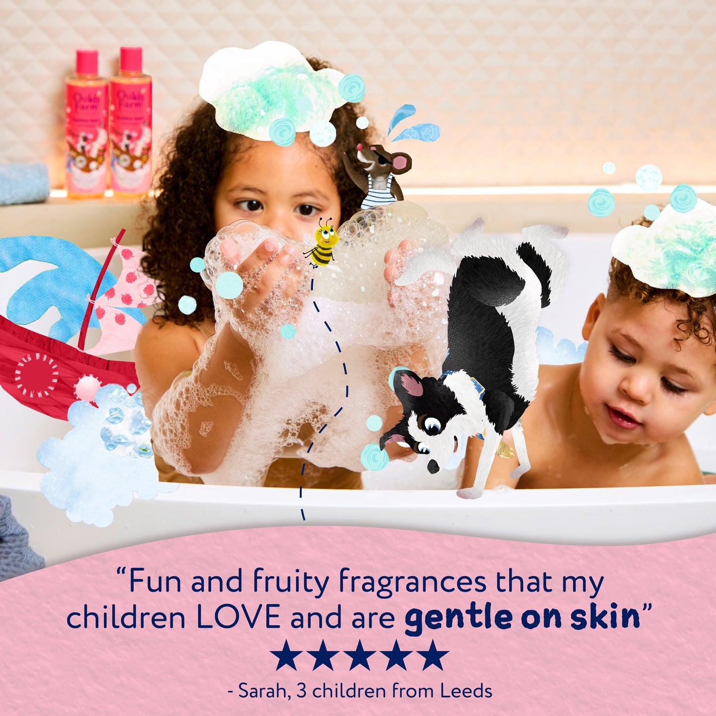 Childs Farm Bubble Bath - Raspberry 250ml — image 3