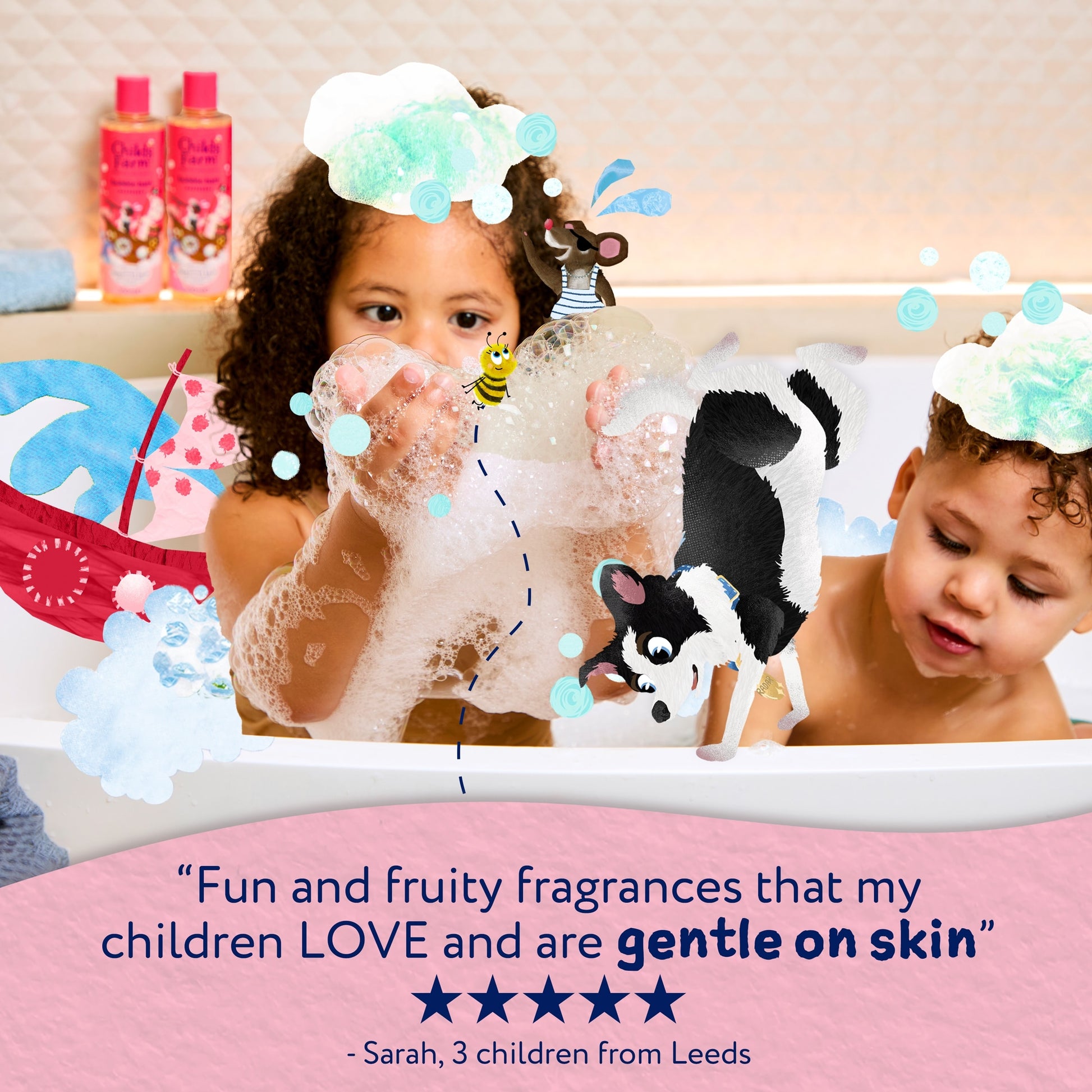 Childs Farm Bubble Bath - Raspberry 250ml — image 3