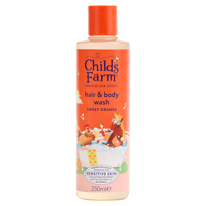 Childs Farm Hair & Body Wash - Sweet Orange 250ml