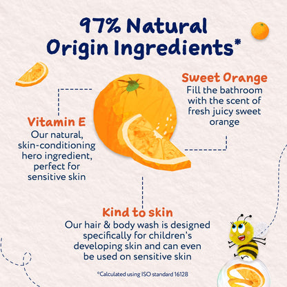 Childs Farm Hair & Body Wash - Sweet Orange 250ml — image 4