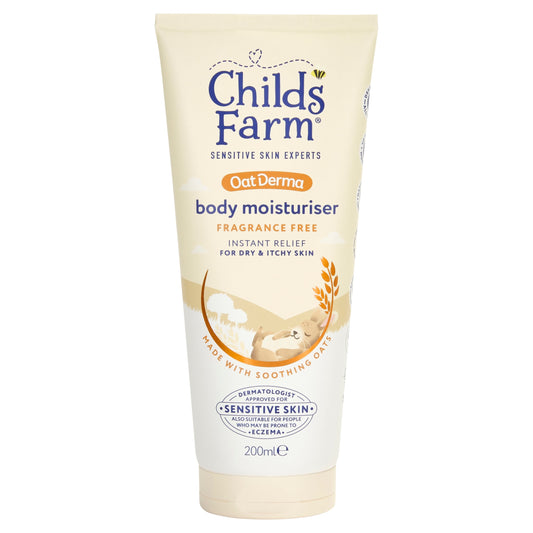 Childs Farm OatDerma Body Moisturiser Fragrance Free 200ml — image 1