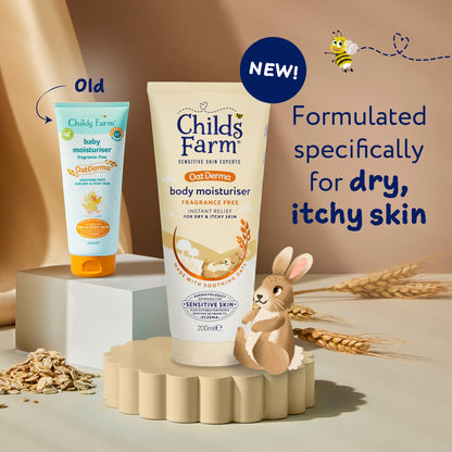 Childs Farm OatDerma Body Moisturiser Fragrance Free 200ml — image 2