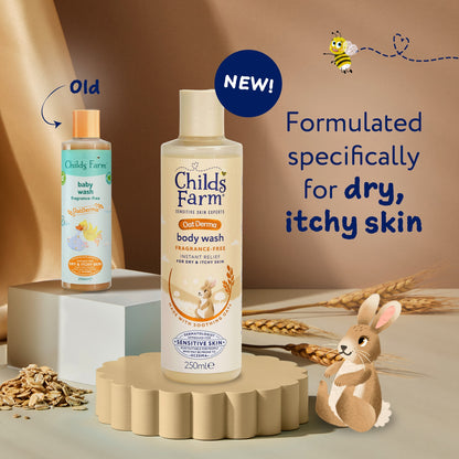 Childs Farm OatDerma Body Wash Fragrance-Free 250ml — image 2