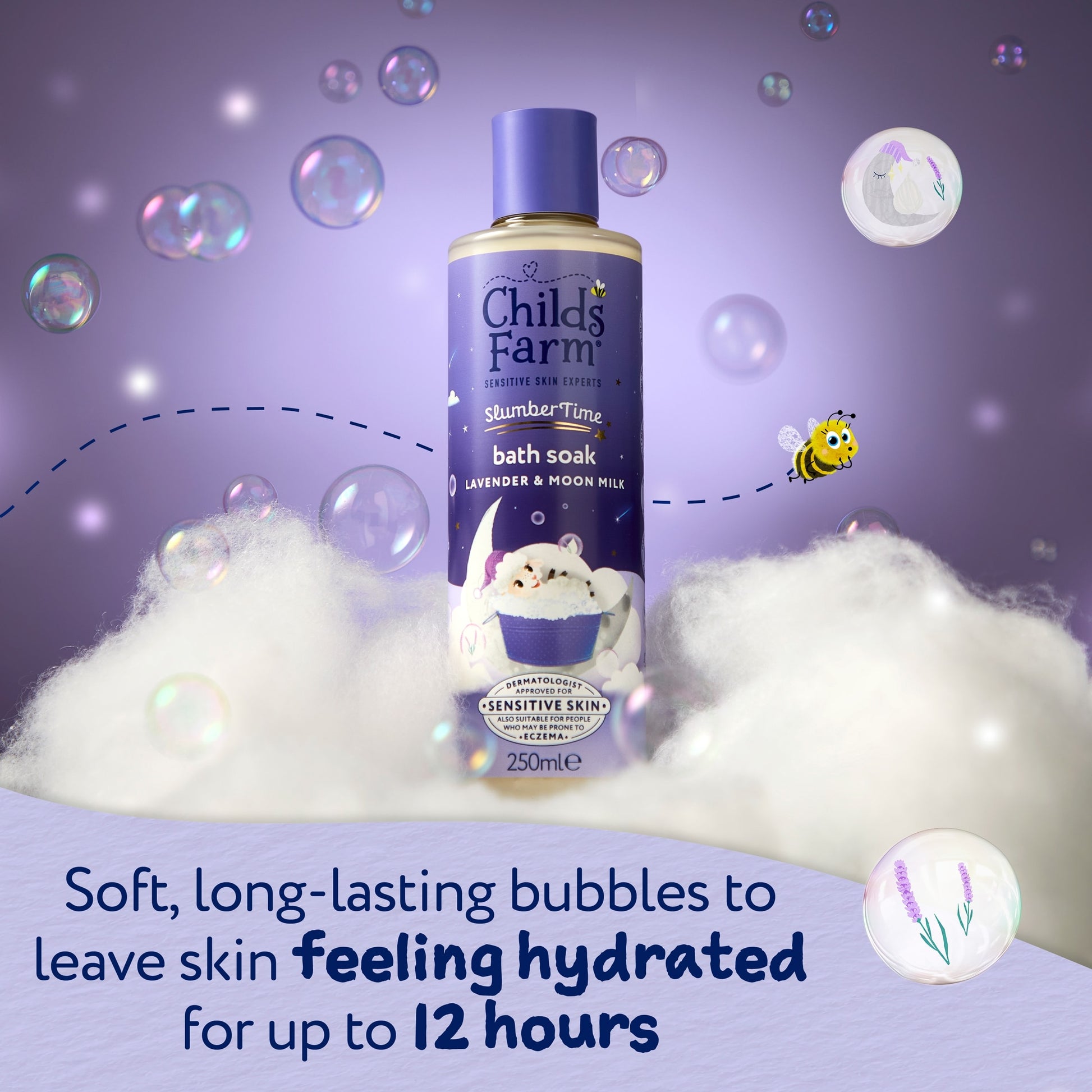Childs Farm SlumberTime Bath Soak Lavender & Moon Milk 250ml — image 5