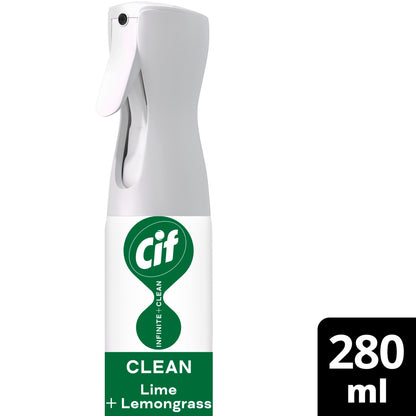 Cif Infinite Clean All in One: Clean Lime and Lemongrass Spray 280ml — image 1