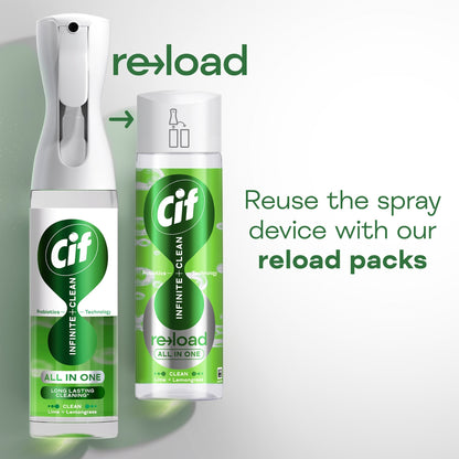 Cif Infinite Clean All in One: Clean Lime and Lemongrass Spray 280ml — image 3