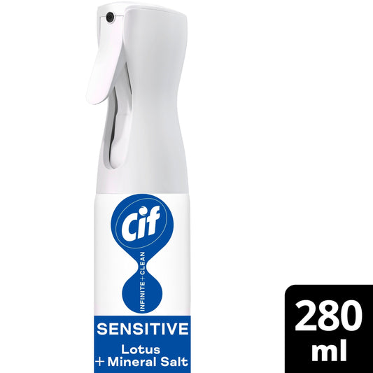 Cif Infinite Clean All in One: Sensitive Lotus and Mineral Salts Spray 280ml — image 1