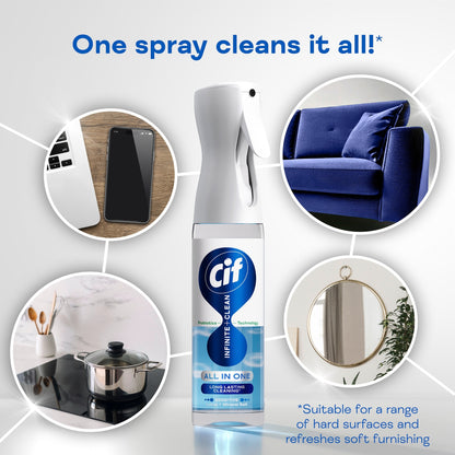 Cif Infinite Clean All in One: Sensitive Lotus and Mineral Salts Spray 280ml — image 2