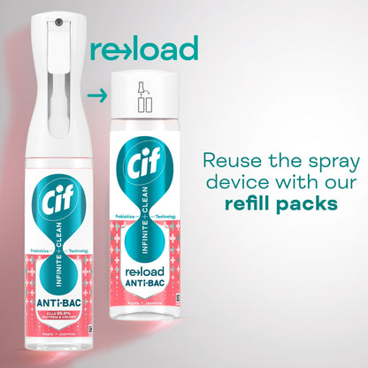 Cif Infinite Clean Antibacterial Cleaner Refill Apple & Jasmine 280 ml — image 2