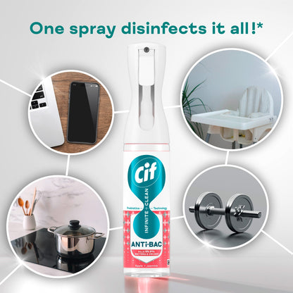 Cif Infinite Clean Antibacterial Cleaner Refill Apple & Jasmine 280 ml — image 3