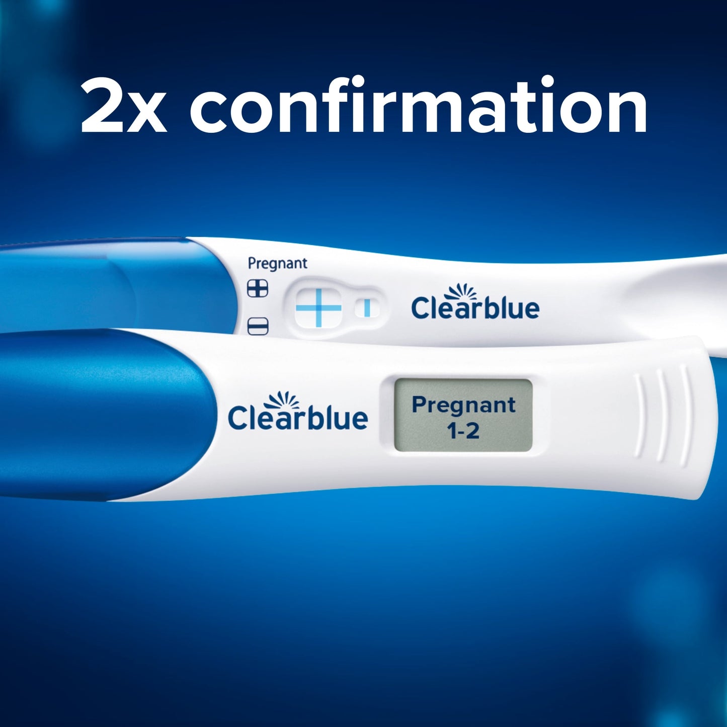 Clearblue Double Check & Date Pregnancy Test Combo Pack with 2 Tests Kit — image 2