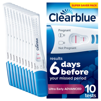 Clearblue Early Advanced Pregnancy Test 10 Tests — image 1