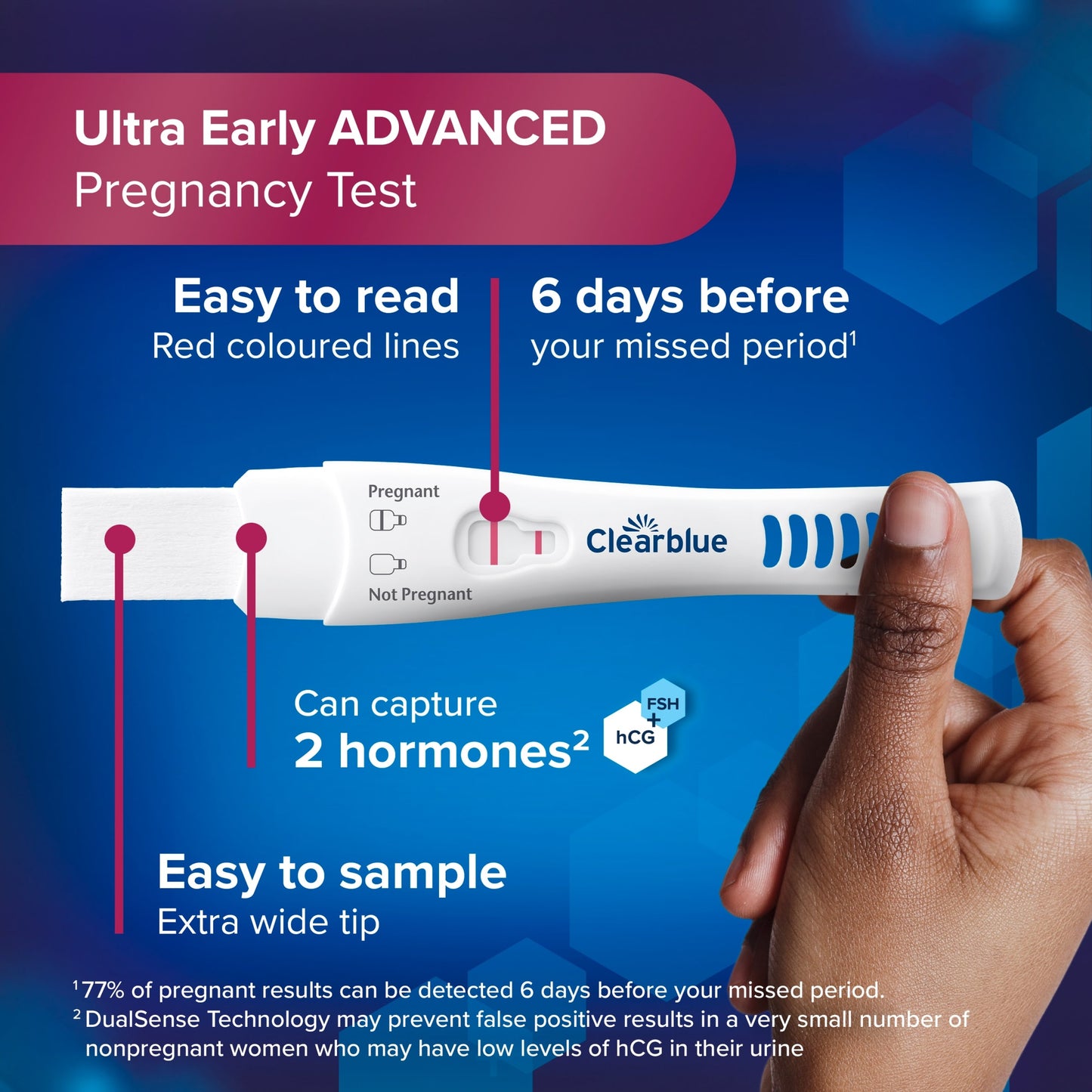 Clearblue Ultra Early Advanced Pregnancy Tests 5 tests — image 4