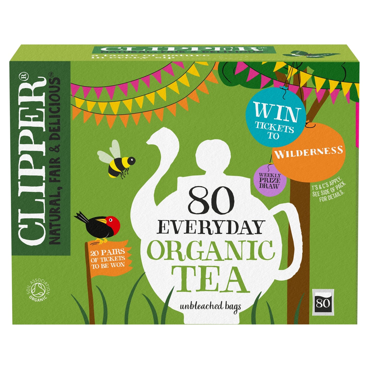 Clipper Organic Everyday Tea Bags 80Pack 232G — image 1