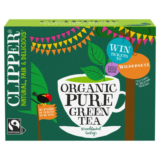 Clipper Organic Fairtrade Green Tea 80S — image 1