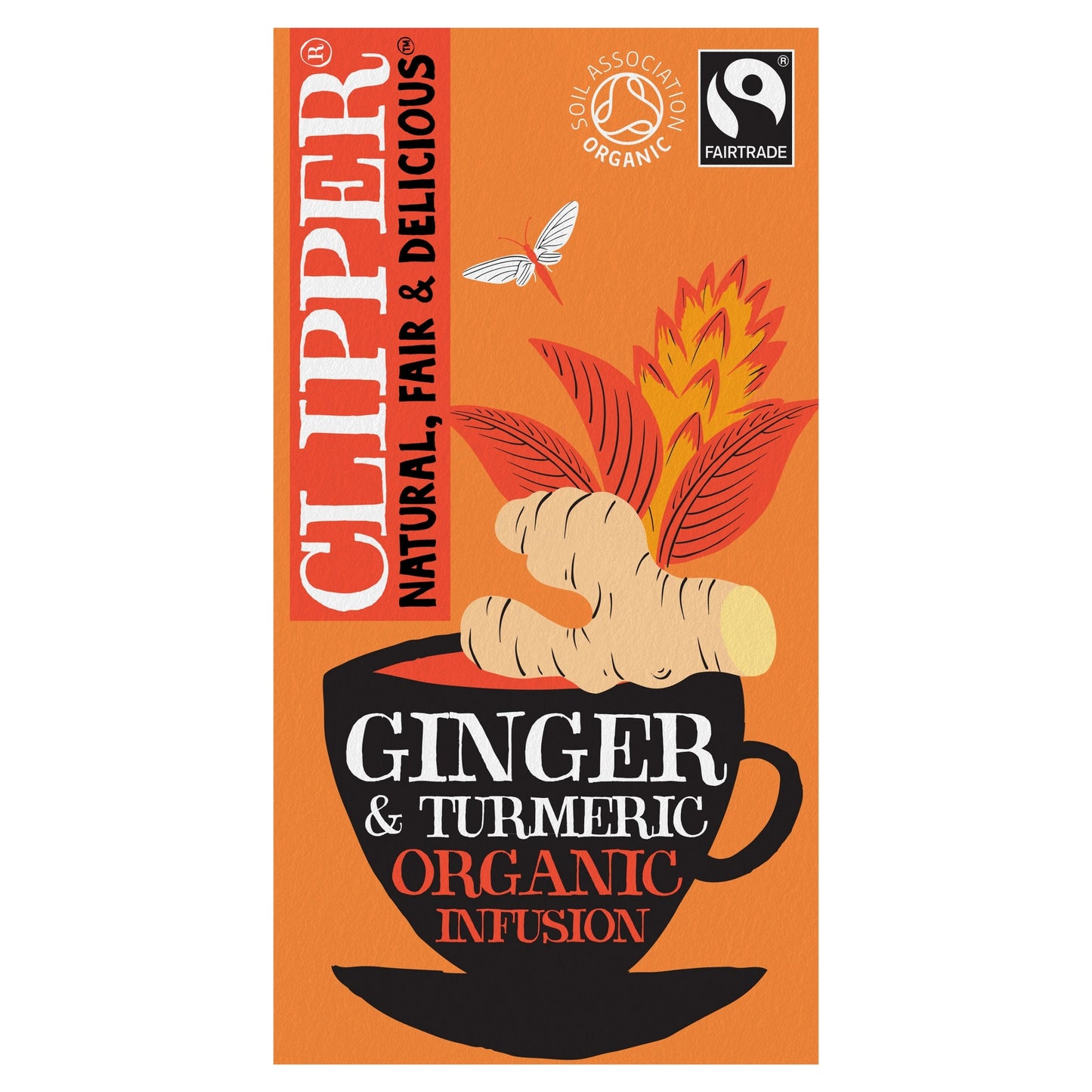 Clipper Restore Organic Ginger & Turmeric Tea 36G — image 1