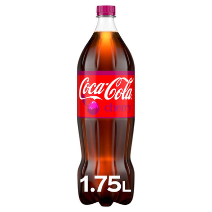 Coca-Cola Cherry Soft Drink Bottle 1.75L — image 1