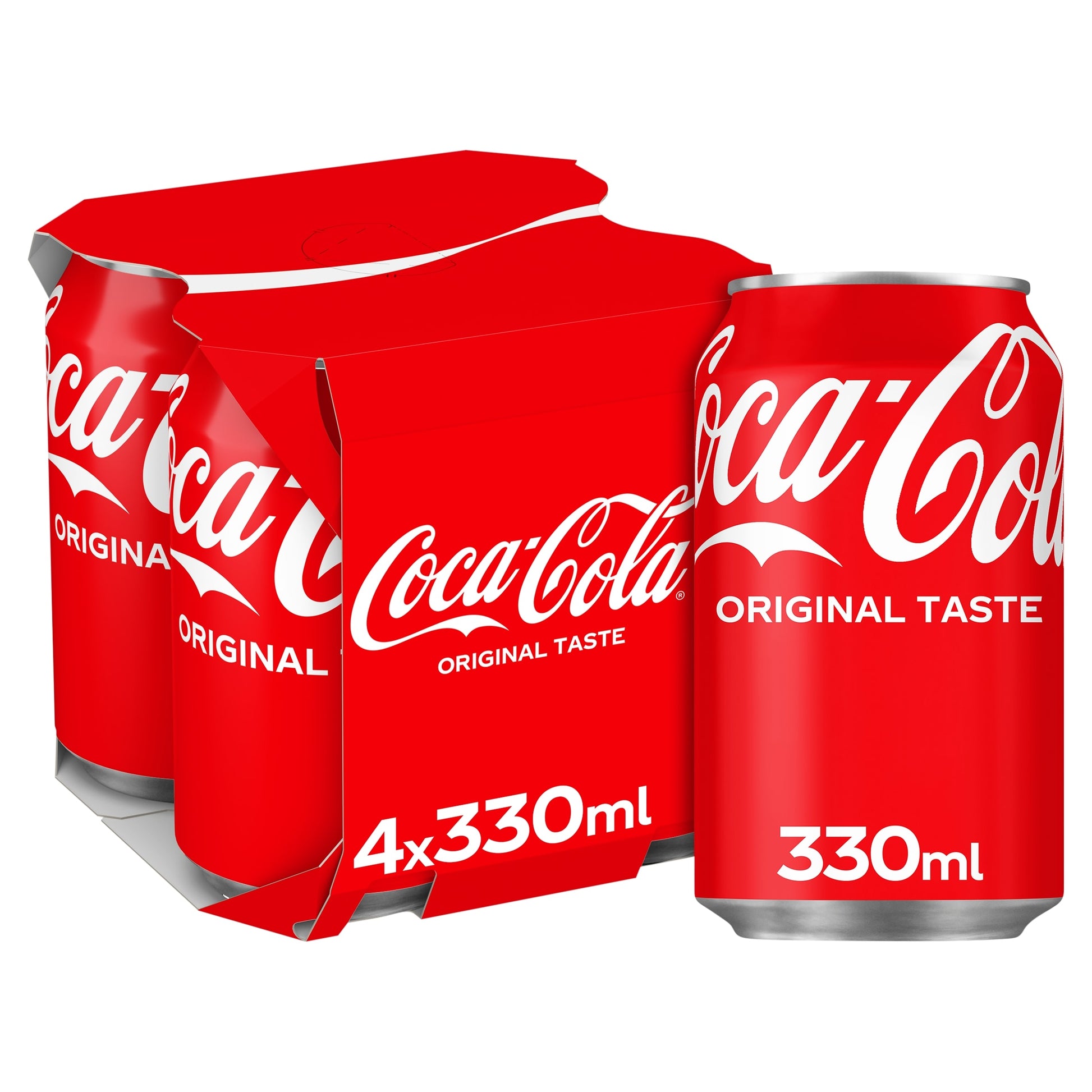 Coca-Cola Original Taste 4 x 330ml — image 1