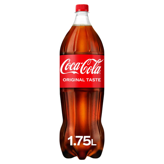 Coca-Cola Original Taste Soft Drink Bottles 1.75L — image 1