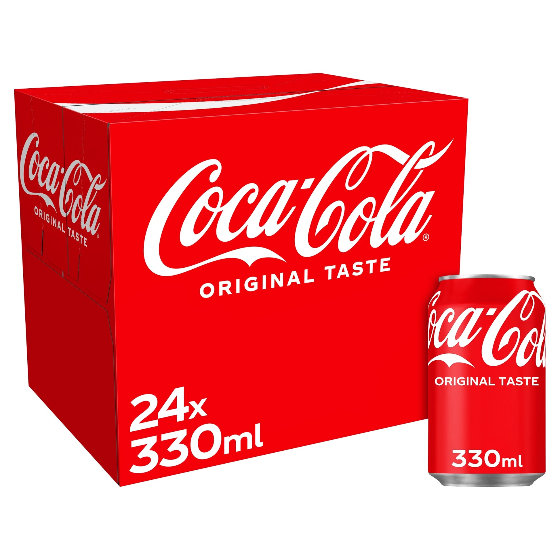 Coca-Cola Original Taste Soft Drink Cans 24 x 330 mL — image 1