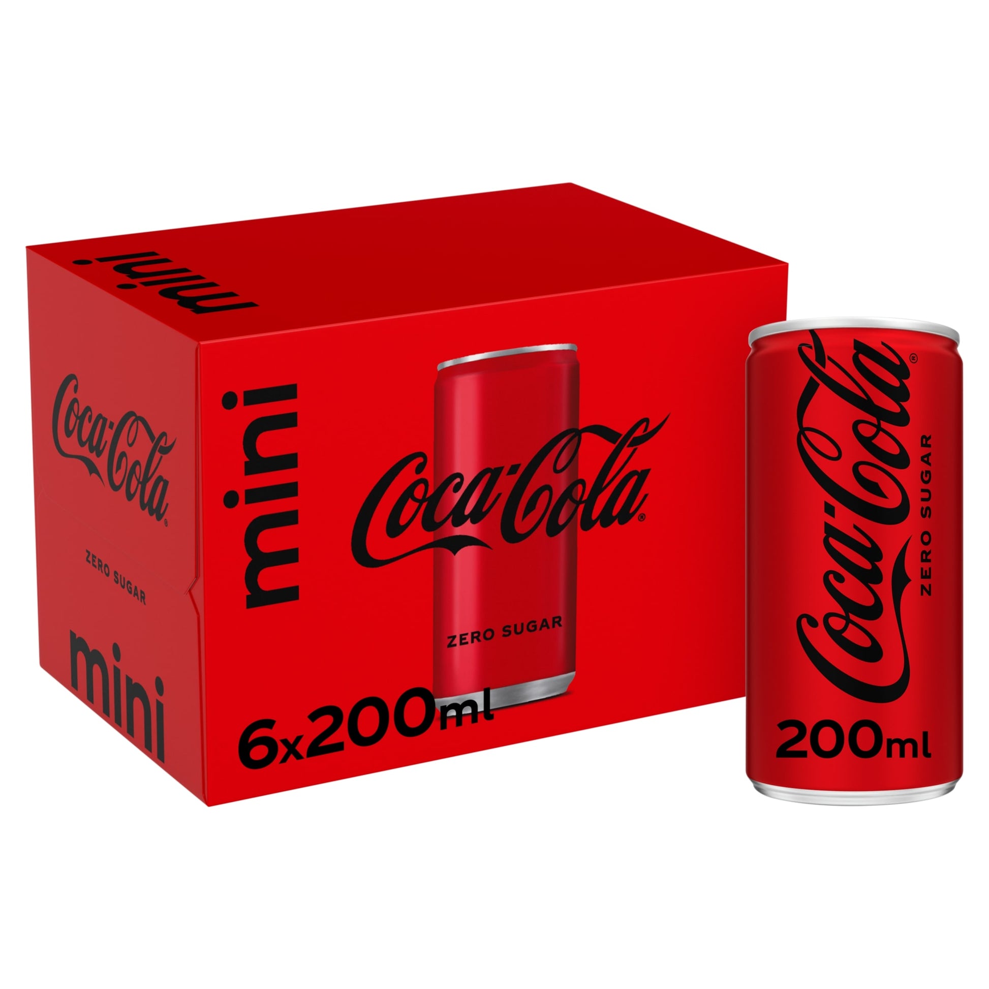 Coca-Cola Zero Sugar 6x200ml — image 1