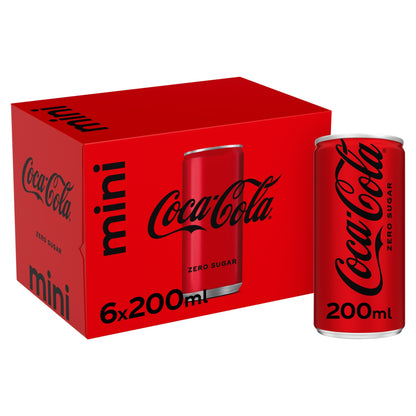 Coca-Cola Zero Sugar 6x200ml — image 1