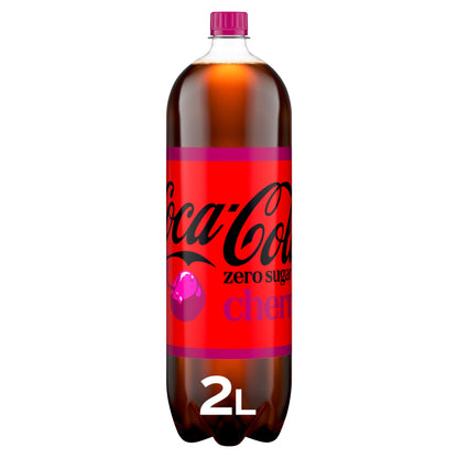 Coca-Cola Zero Sugar Cherry Float Soft Drink Bottle 2L — image 1