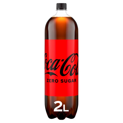 Coca-Cola Zero Sugar Soft Drink Bottle 2L — image 1