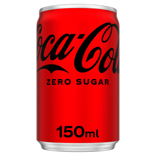 Coca-Cola Zero Sugar Soft Drink Can 150 mL — image 1