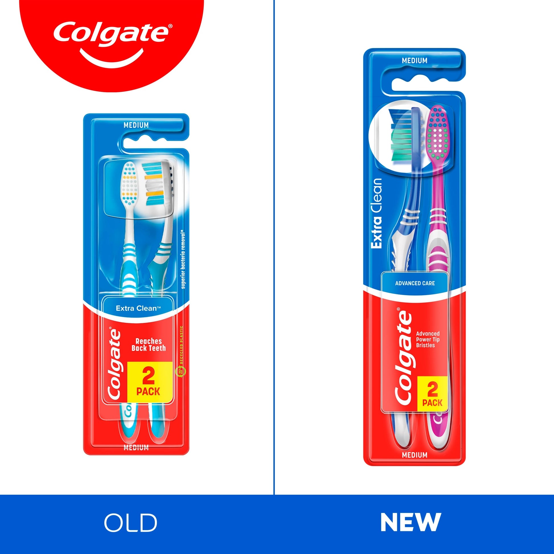 Colgate Extra Clean Medium Toothbrush 3 Pack — image 4