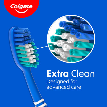 Colgate Extra Clean Medium Toothbrush 3 Pack — image 5