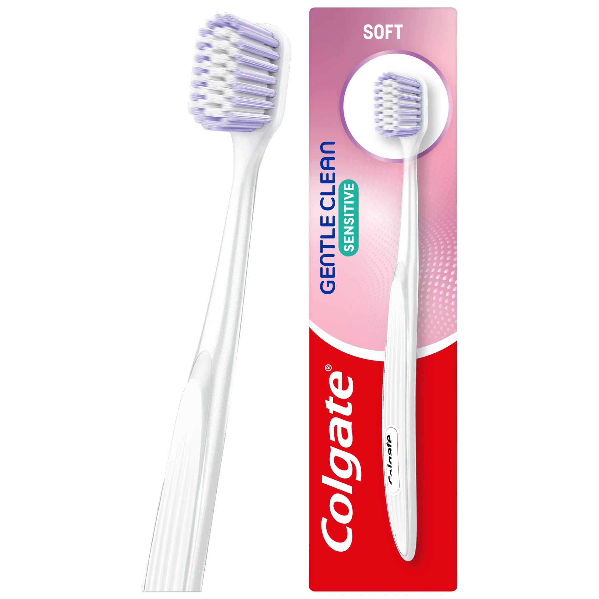 Colgate Gentle Clean Sensitive Soft Manual Toothbrush 1 Pack — image 1