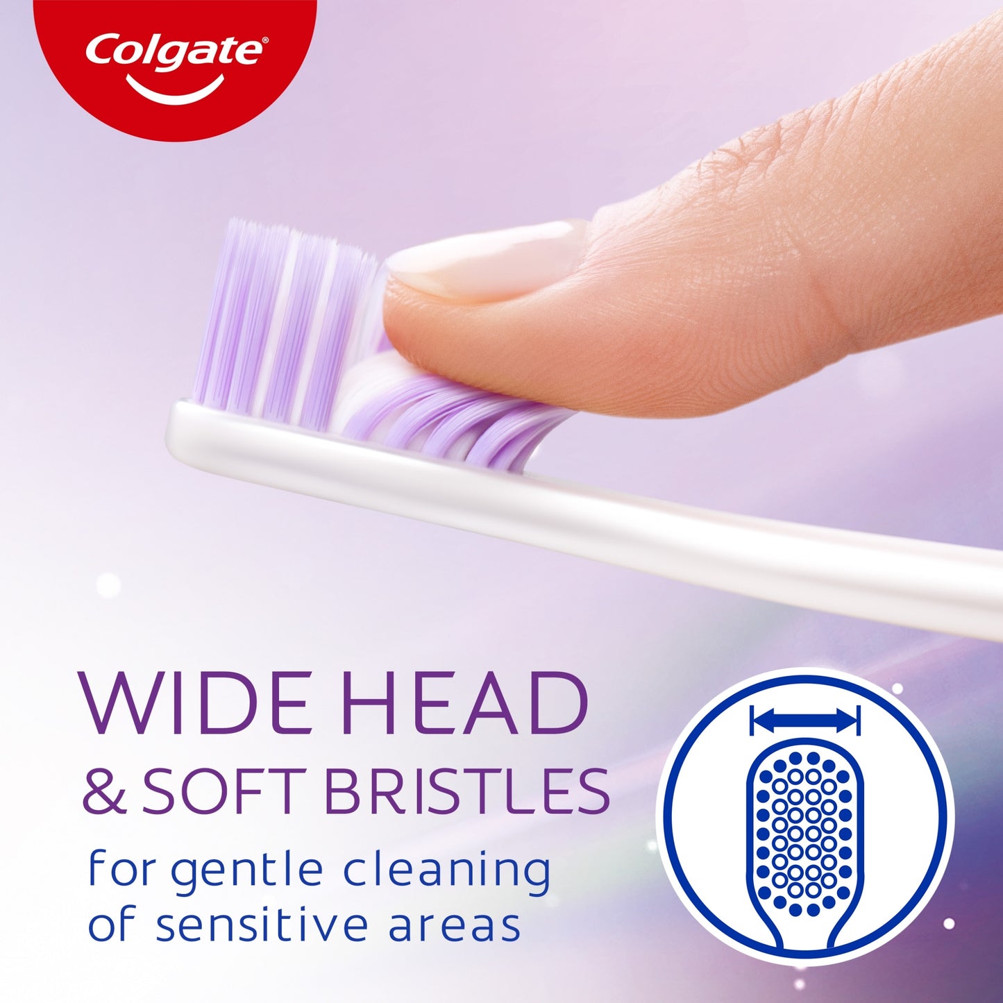 Colgate Gentle Clean Sensitive Soft Manual Toothbrush 1 Pack — image 4