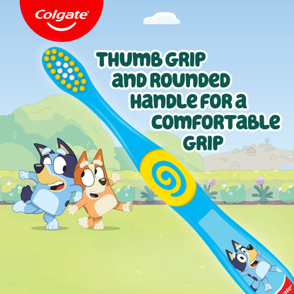 Colgate Kids 3-5 Years Bluey Extra Soft Manual Toothbrush 2 Pack — image 4