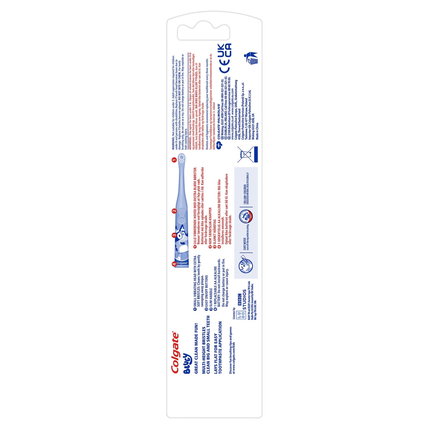 Colgate Kids Bluey Extra Soft Battery Toothbrush — image 2